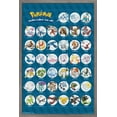 thumbnail image 1 of Pokemon - Legendary Wall Poster, 14.725" x 22.375", Framed, 1 of 5