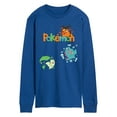 thumbnail image 1 of Pokémon - Chicorita, Tepig, Totodile  - Men's Long Sleeve Graphic T-Shirt, 1 of 4