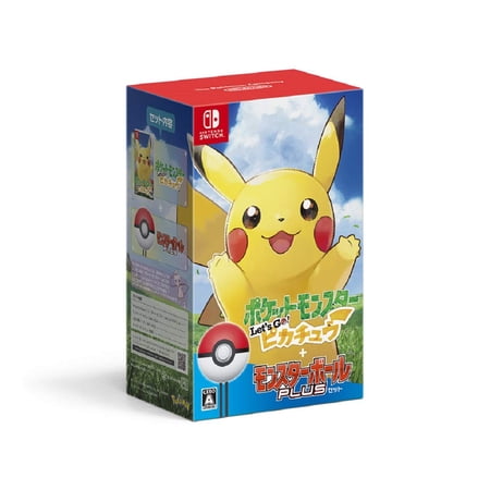 Pokémon Let’S Go! Pikachu + Poké Ball Plus Set - Switch Japan Import
