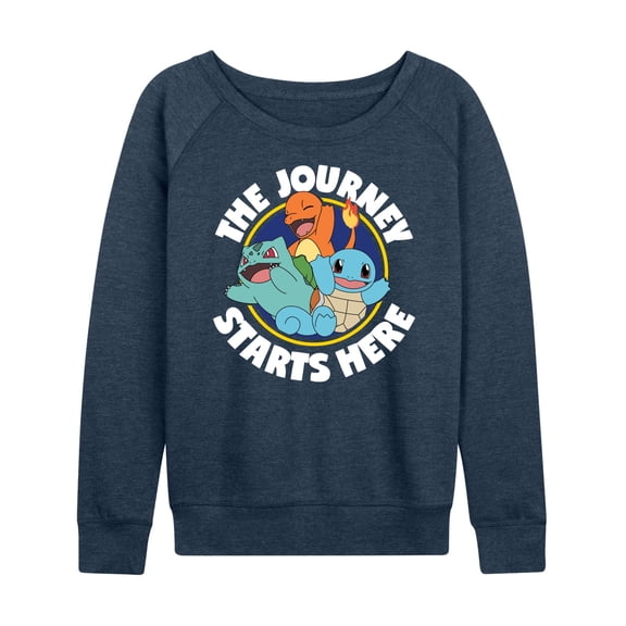 Pokémon - Let's Get Started - Women's Lightweight French Terry Long Sleeve Shirt