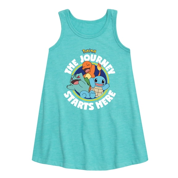 Pokémon - Let's Get Started - Youth Girls A-line Dress