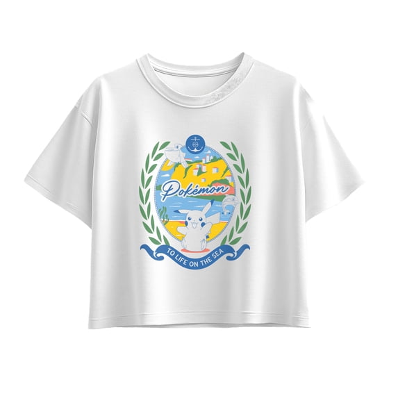 Pokémon - Life On The Sea Short Sleeve Boxy Graphic T-Shirt