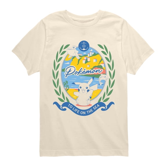 Pokémon - Life On The Sea Short Sleeve Graphic T-Shirt