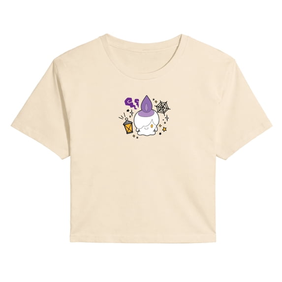 Pokémon - Litwick Ghost Women's Cropped Graphic T-Shirt