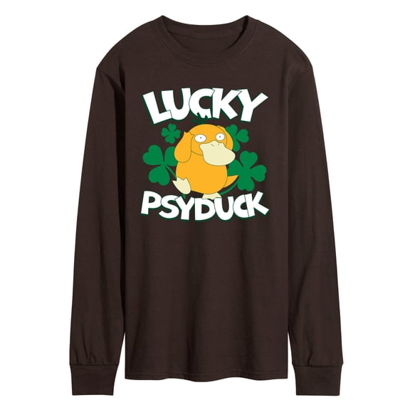 Pokémon - Lucky Psyduck - Men's Long Sleeve Graphic T-Shirt