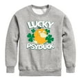 thumbnail image 1 of Pokémon - Lucky Psyduck - Youth Boys Crew Fleece Sweatshirt, 1 of 4