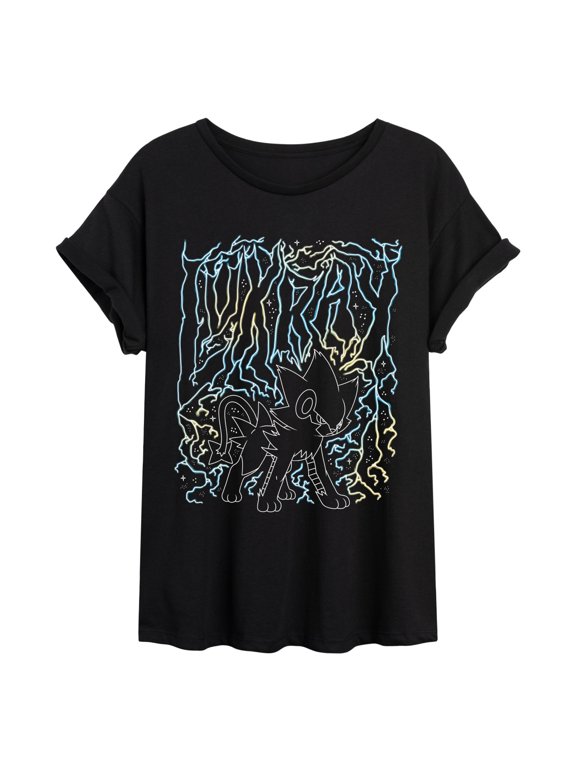 Pokémon - Luxray Lightning - Juniors Oversized Graphic T-Shirt