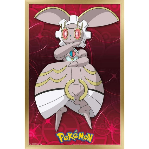 Pokémon - Magearna Wall Poster, 14.725" x 22.375", Framed