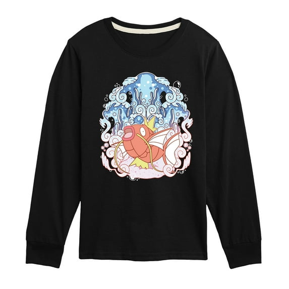 Pokémon - Magikarp Aquatic - Boys Youth Long Sleeve T-Shirt
