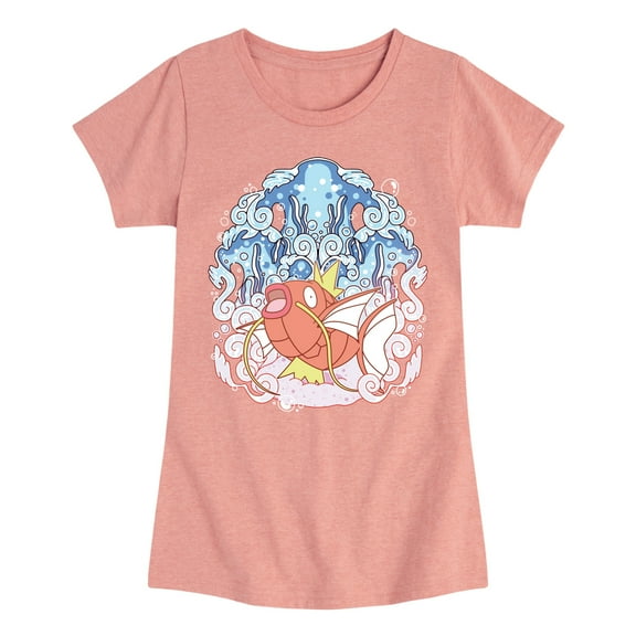 Pokémon - Magikarp Aquatic - Girls Youth Fitted Short Sleeve T-Shirt
