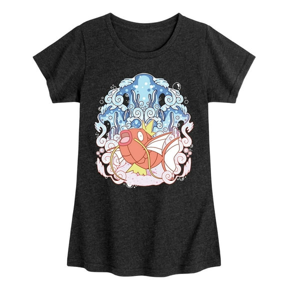 Pokémon - Magikarp Aquatic - Girls Youth Fitted Short Sleeve T-Shirt