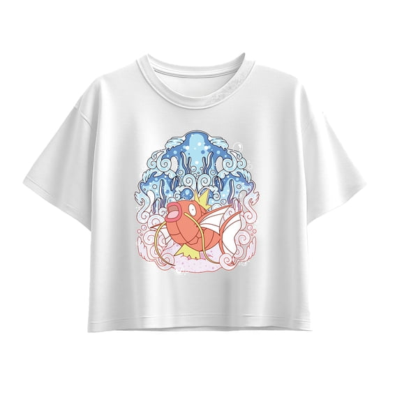 Pokémon - Magikarp Aquatic  - Youth Girl Short Sleeve Boxy Tee