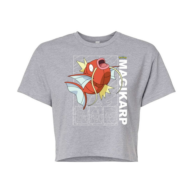 Pokémon - Magikarp - Juniors Cropped Cotton Blend T-Shirt