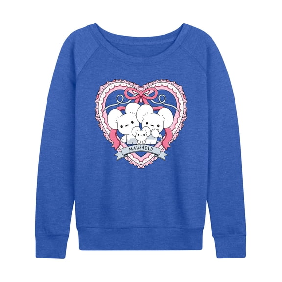 Pokémon - Maushold Coquette - Women's French Terry Long Sleeve Pullover