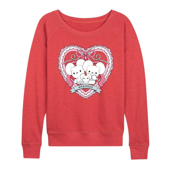 Pokémon - Maushold Coquette - Women's French Terry Long Sleeve Pullover