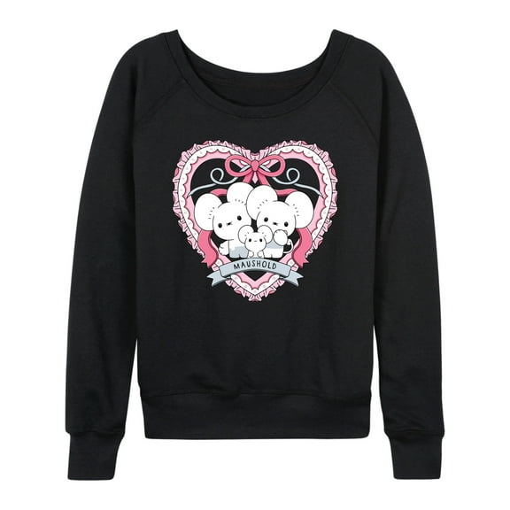 Pokémon - Maushold Coquette - Women's French Terry Long Sleeve Pullover
