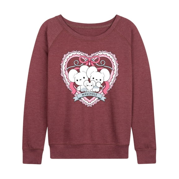 Pokémon - Maushold Coquette - Women's French Terry Long Sleeve Pullover