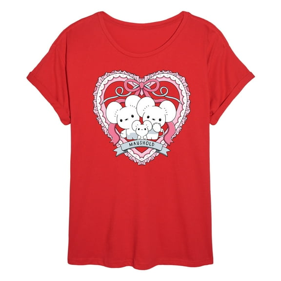 Pokémon - Maushold Coquette - Juniors Oversized Graphic T-Shirt