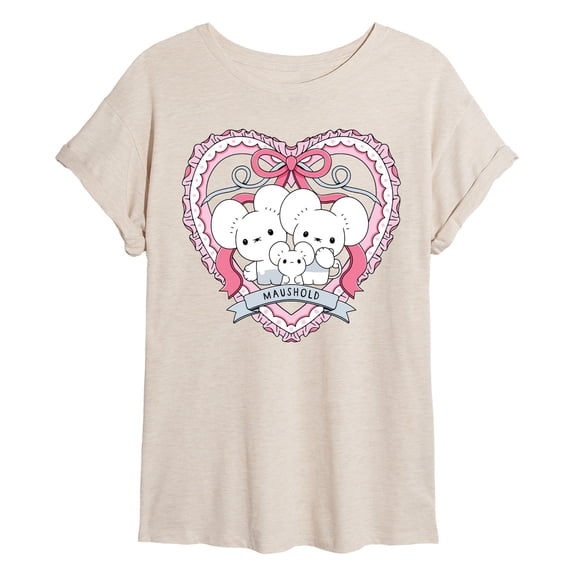 Pokémon - Maushold Coquette - Juniors Oversized Graphic T-Shirt