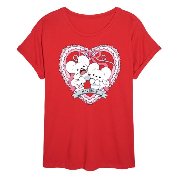 Pokémon - Maushold Coquette - Juniors Oversized Graphic T-Shirt