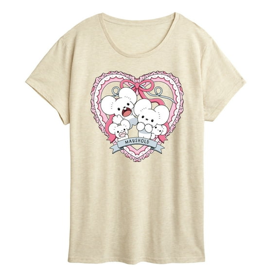 Pokémon - Maushold Coquette - Women's Short Sleeve Graphic T-Shirt