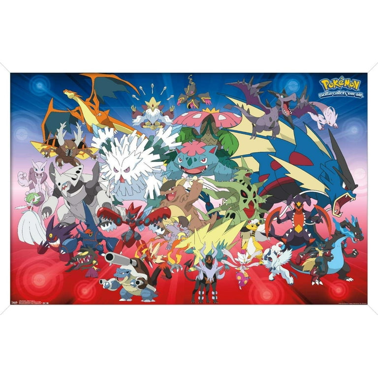 Pokémon - Mega Evolutions Wall Poster, 14.725