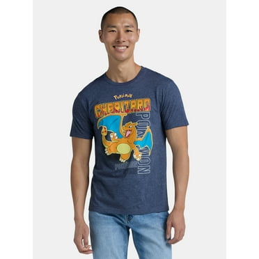 Pokémon Men's and Big Men's Charizard Graphic Tee, Sizes S-3XL