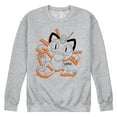 thumbnail image 1 of Pokémon - Meowth - Men's Crew Neck Fleece Pullover, 1 of 5