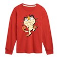 thumbnail image 1 of Pokémon - Meowth Mischevious Laugh - Youth Long Sleeve Graphic T- Shirt, 1 of 5