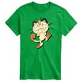 thumbnail image 1 of Pokémon - Meowth Shadow - Men's Short Sleeve Graphic T-Shirt, 1 of 5