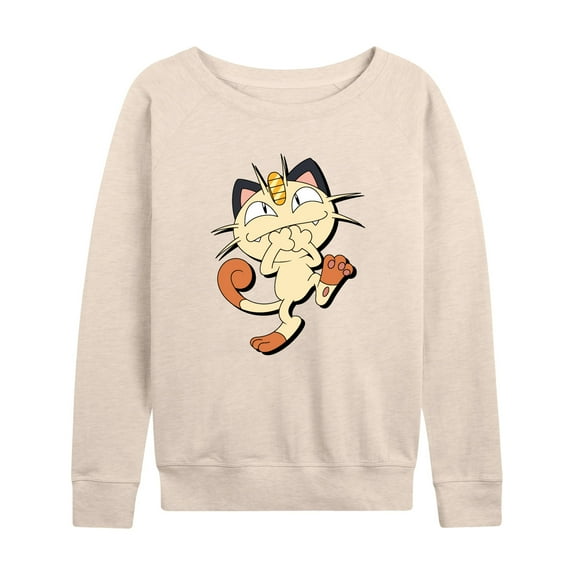 Pokémon - Meowth Shadow - Women's Lightweight French Terry Long Sleeve Shirt