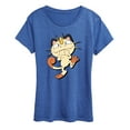 thumbnail image 1 of Pokémon - Meowth Shadow - Women's Short Sleeve Graphic T-Shirt, 1 of 5