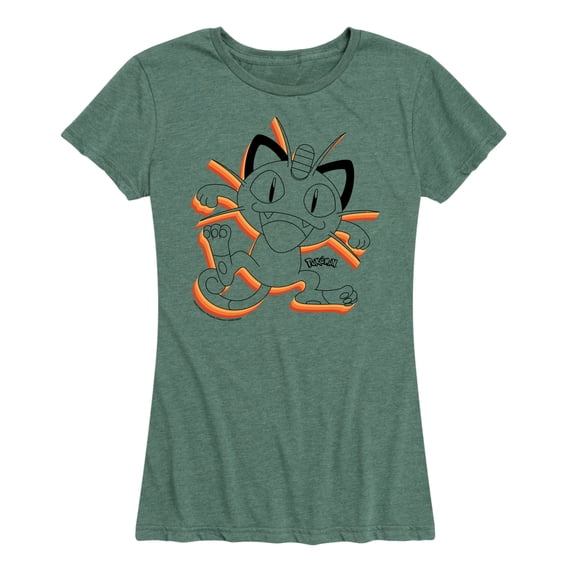Pokémon - Meowth - Women's Short Sleeve Graphic T-Shirt