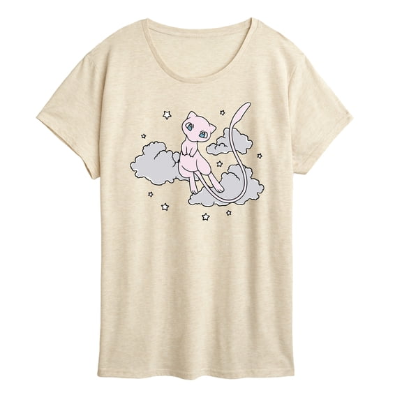 Pokémon - Mew Sketch -  Women's Short Sleeve Graphic T-Shirt