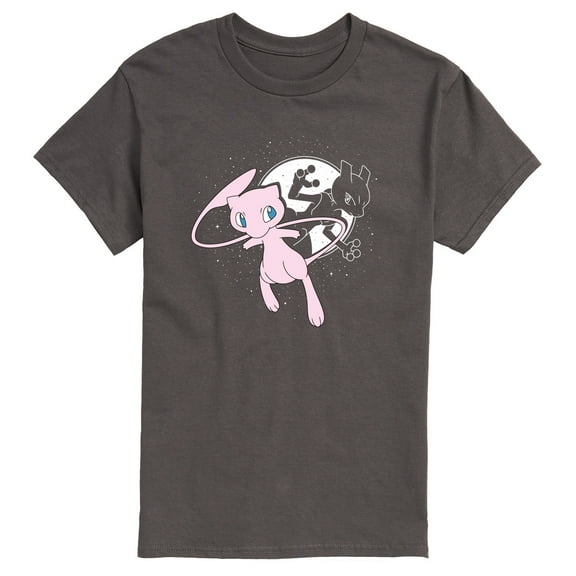 Pokémon - Mew and Mewtwo - Men's Short Sleeve Graphic T-Shirt