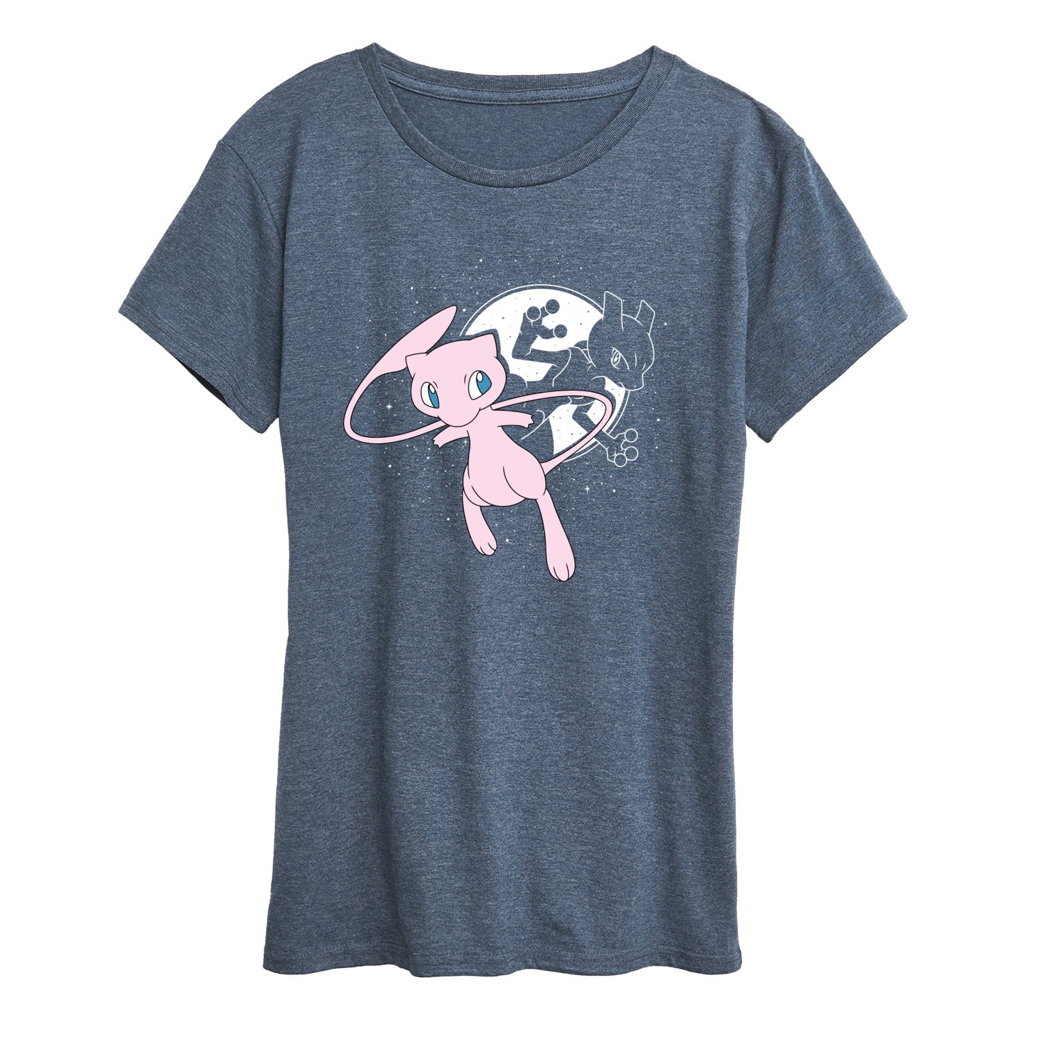Tシャツ・カットソー Pokemon Star Tail Mesh Short-Sleeve T-Shirt Pok-mon-Mew-and-Mewtwo-Women-s