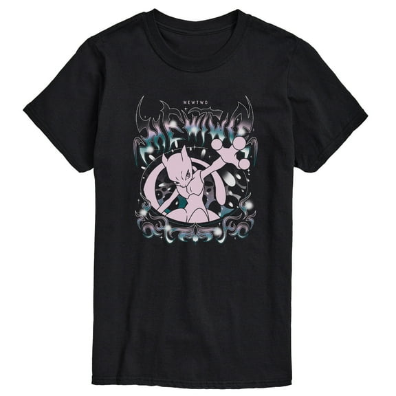 Pokémon - Mewtwo Grunge  - Men's Short Sleeve Graphic T- Shirt