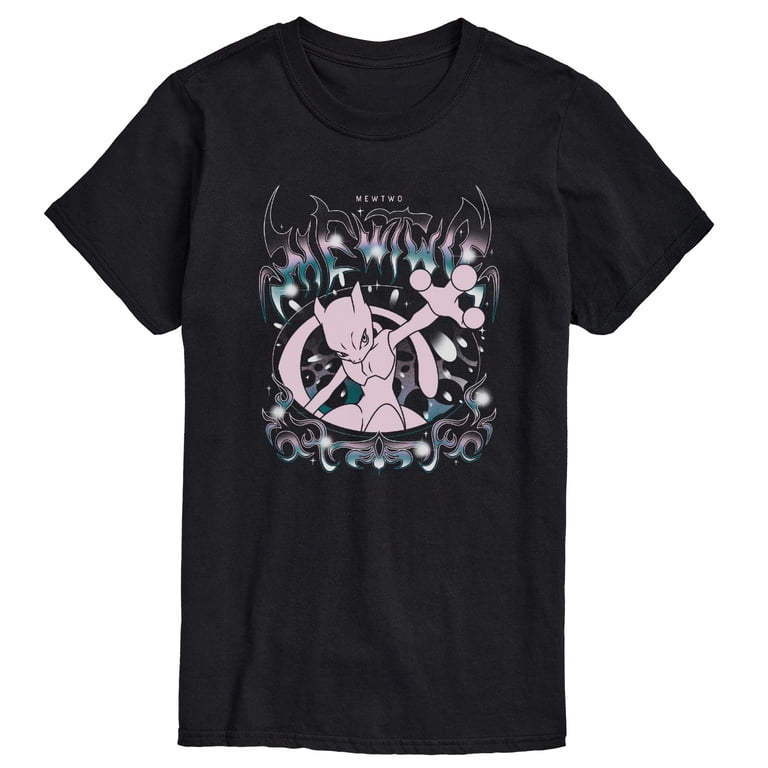 Pokémon - Mewtwo Grunge - Men's Short Sleeve Graphic T- Shirt