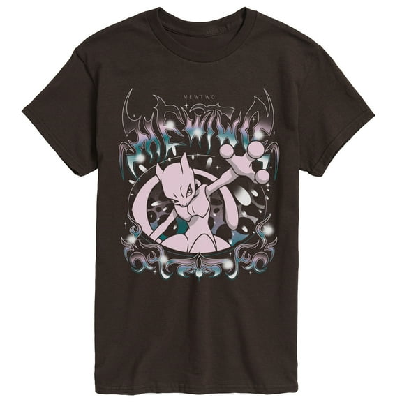 Pokémon - Mewtwo Grunge  - Men's Short Sleeve Graphic T- Shirt