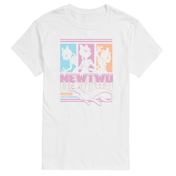 Pokémon - Mewtwo - Men's Short Sleeve Graphic T-Shirt