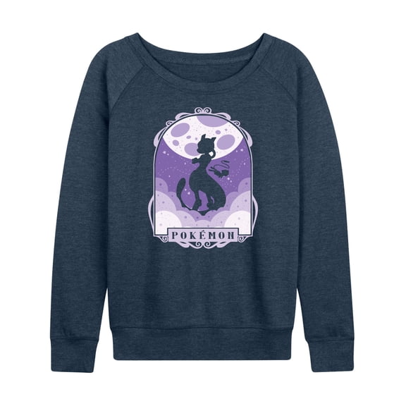 Pokémon - Mewtwo Mew Celestial - Women's French Terry Long Sleeve Shirt