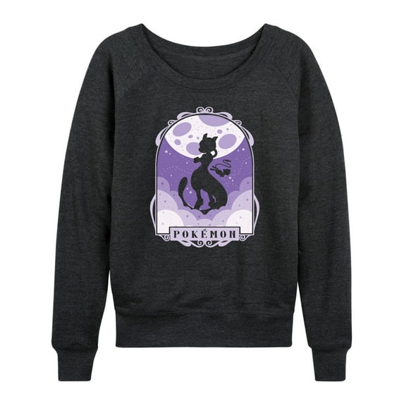 Pokémon - Mewtwo Mew Celestial - Women's French Terry Long Sleeve Shirt