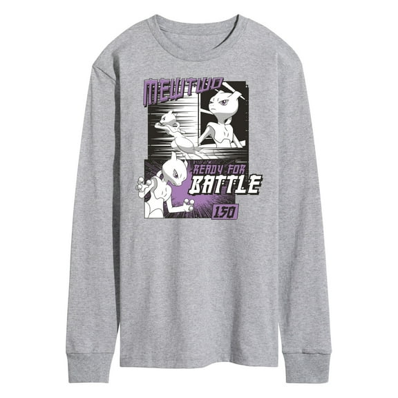 Pokémon - Mewtwo Ready For Battle - Men's Long Sleeve T-Shirt