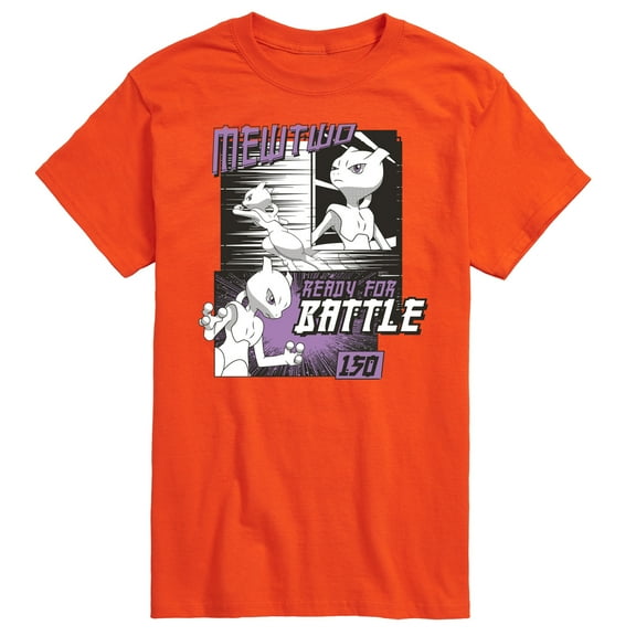 Pokémon - Mewtwo Ready For Battle - Men's Short Sleeve Graphic T-Shirt