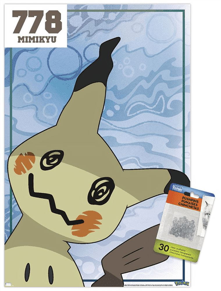 ミミッキュ　ポスター Pokémon - Mimikyu 778 Wall Poster, 14.725