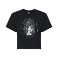thumbnail image 1 of Pokémon - Mimikyu Forest - Junior's Cropped Graphic T-Shirt, 1 of 5