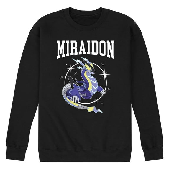 Pokémon - Miraidon Collegiate - Men's Crew Neck Fleece Pullover