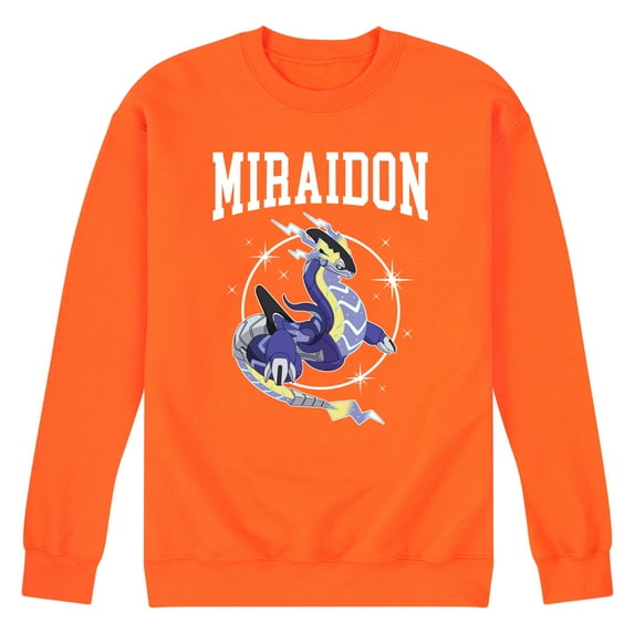 Pokémon - Miraidon Collegiate - Men's Crew Neck Fleece Pullover