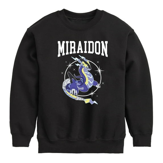 Pokémon - Miraidon Collegiate - Youth Crewneck Fleece Sweatshirt