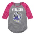 thumbnail image 1 of Pokémon  - Miraidon Collegiate - Youth Girls Raglan Graphic T-Shirt, 1 of 5